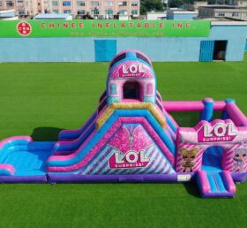 T8-6165 Thème L.O.L.SURPRISE Toboggan aquatique gonflable