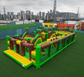T7-1811 Parcours d'obstacles gonflable Aventure dans la jungle