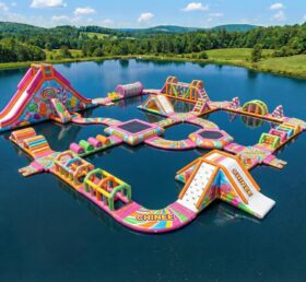 S720 Parc aquatique gonflable à thème de bonbons