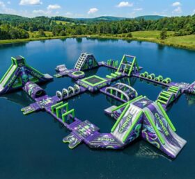 S756 Parc Aquatique Gonflable Thème Alien