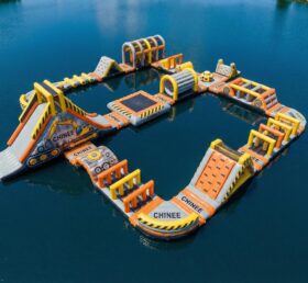S781 Parc Aquatique Gonflable Thème Excavateur