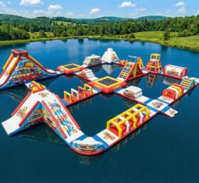 S787 Parc Aquatique Gonflable Thème Camions de Nourriture