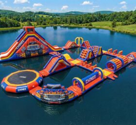 S805 Parc Aquatique Gonflable Thème Camions Monstres