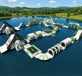 S809 Parc aquatique gonflable sur le thème du panda