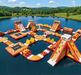 S815 Parc Aquatique Gonflable Thème Pizza