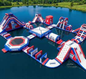 S817 Parc aquatique gonflable thème bureau de poste