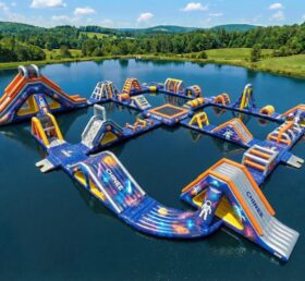 S825 Parc aquatique gonflable à thème spatial