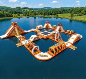 S827 Parc Aquatique Gonflable Thème Tigre