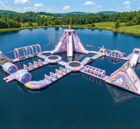 S832 Parc Aquatique Gonflable à Thème Licorne