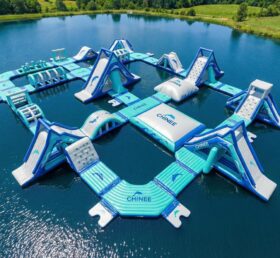 S850 Parc Aquatique Gonflable Thème Dauphin