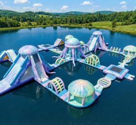 S856 Parc Aquatique Gonflable Thème Méduse