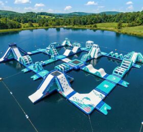 S863 Parc Aquatique Gonflable à Thème Océan
