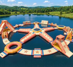 S873 Parc Aquatique Gonflable Thème Étoile de Mer