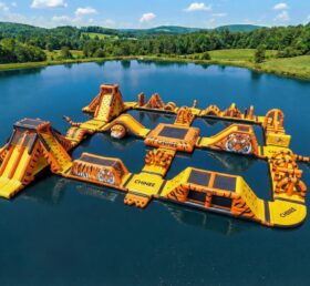 S874 Parc Aquatique Gonflable Thème Tigre