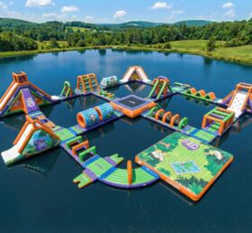 S894 Parc aquatique gonflable thème Dora