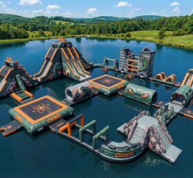 S898 Parc Aquatique Gonflable Thème Godzilla