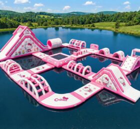 S900 Parc aquatique gonflable thème Hello Kitty