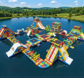 S903 Parc Aquatique Gonflable Thème Lego