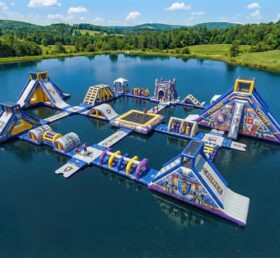 S912 Parc Aquatique Gonflable Thème Chevalier Nella
