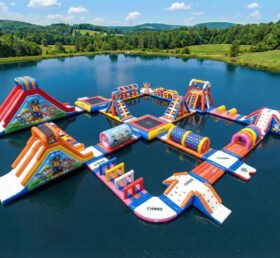 S915 Parc aquatique gonflable à thème Paw Patrol