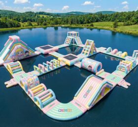 S921 Parc Aquatique Gonflable à Thème Pop Mart