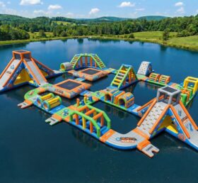 S925 Parc Aquatique Gonflable Thème Rusty Rivets