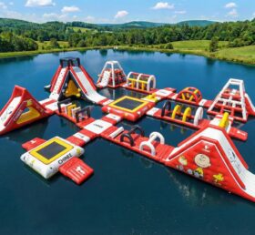 S930 Parc Aquatique Gonflable sur le Thème de Snoopy