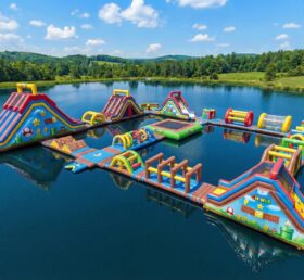 S936 Parc aquatique gonflable à thème Super Mario