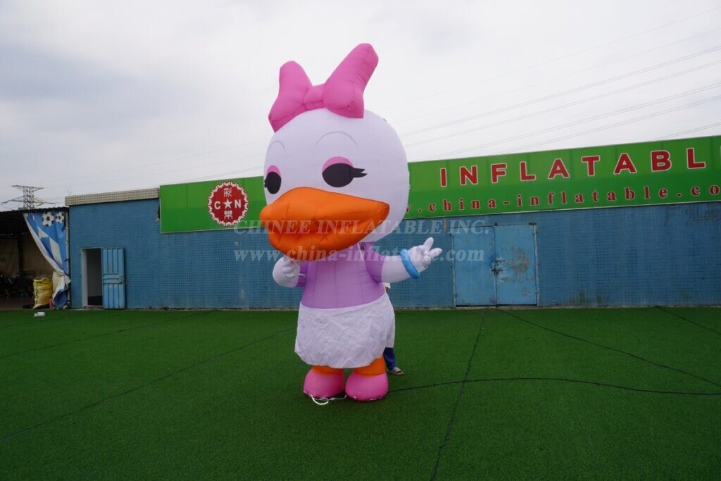 Cartoon2-402 Duck Girl Inflatable Cartoon Mascot