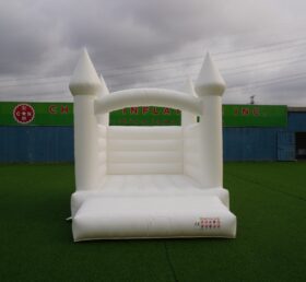 T2-8210C Château Gonflable de Mariage Blanc