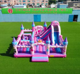 T2-8945 Barbie Themed Inflatable Castle ...