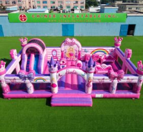 T2-8947 Barbie Theme Inflatable Combo Bo...