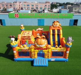 T2-8962 Combo Gonflable Garfield avec Toboggan