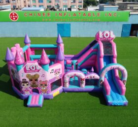 T2-8967 Château Gonflable Combo L.O.L. Surprise avec Toboggan