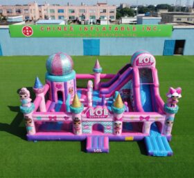 T2-8969 Château Gonflable Combo L.O.L. Surprise avec Toboggan