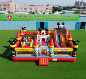 T2-8978 Château Gonflable Combo Mickey Mouse Clubhouse avec Toboggan