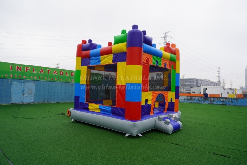 T2-8212 LEGO Colorful Square Inflatable Bouncer