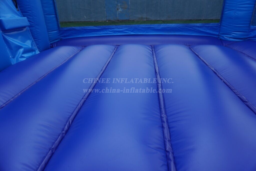 T2-8501 Blue Inflatable Combo Slide Bounce House
