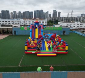 T6-8599 Pat' Patrouille Structure gonflable Funcity toboggan parcours d'obstacles combo