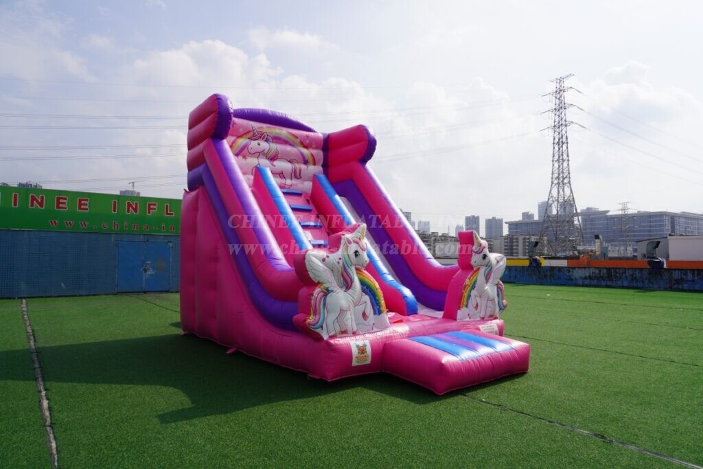 T8-6003C Unicorn Inflatable Dry Slide